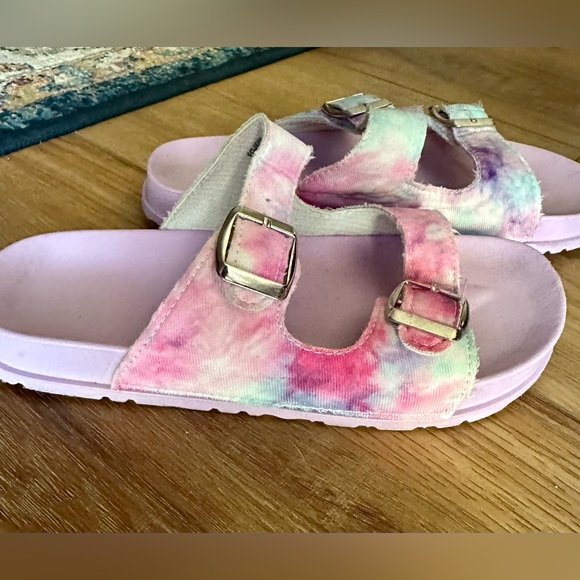 Capelli Girls size 3/4 tie die canvas sandals - Picture 5 of 6